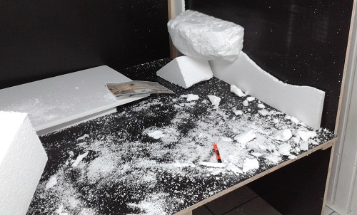 R&uuml;ckwandbau Beginn