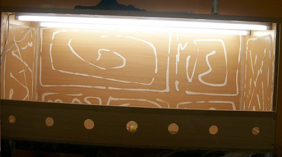 R&uuml;ckwandbau Beginn