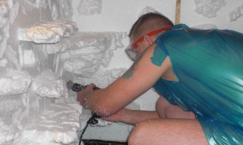 R&uuml;ckwand Flie&szlig;enkleber