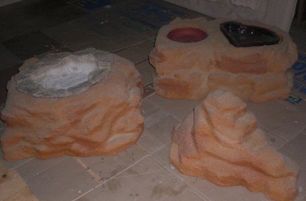 R&uuml;ckwand Futterschale